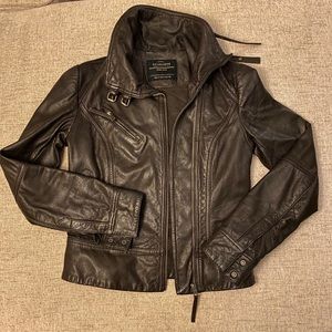 All Saints Belvedere leather jacket